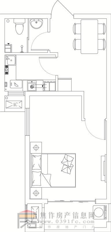 金德利公館2#南戶49.78㎡