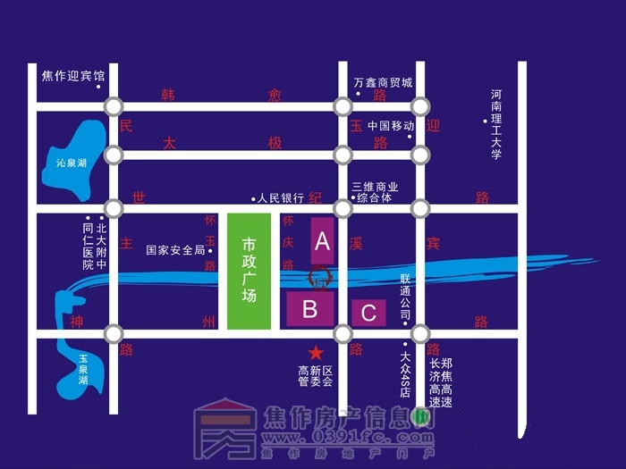 東方今典科技總部新城區(qū)位圖