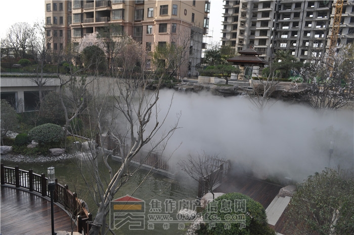 下沉式中心景觀帶