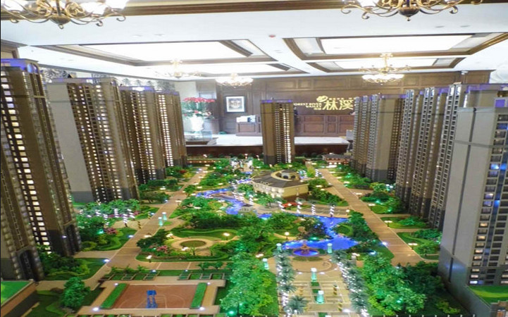 常綠·林溪谷沙盤展示