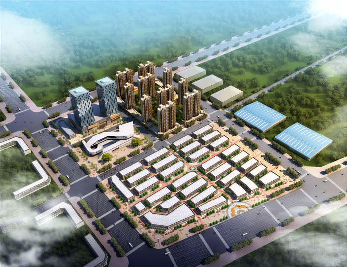 西部工業(yè)原料城鳥瞰圖