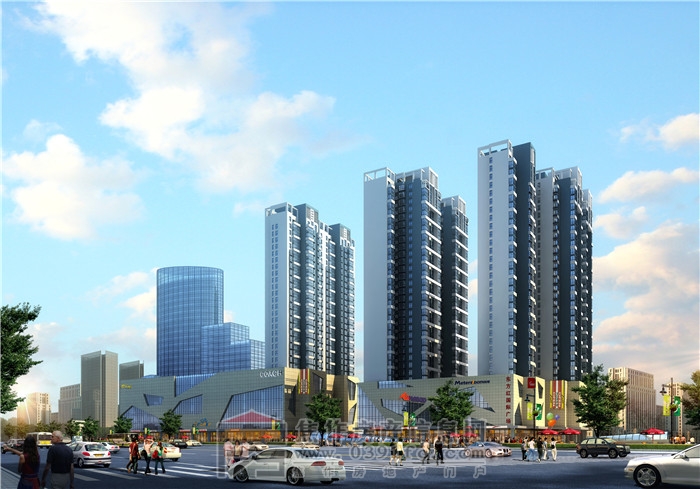 東方紅國際廣場項(xiàng)目效果圖