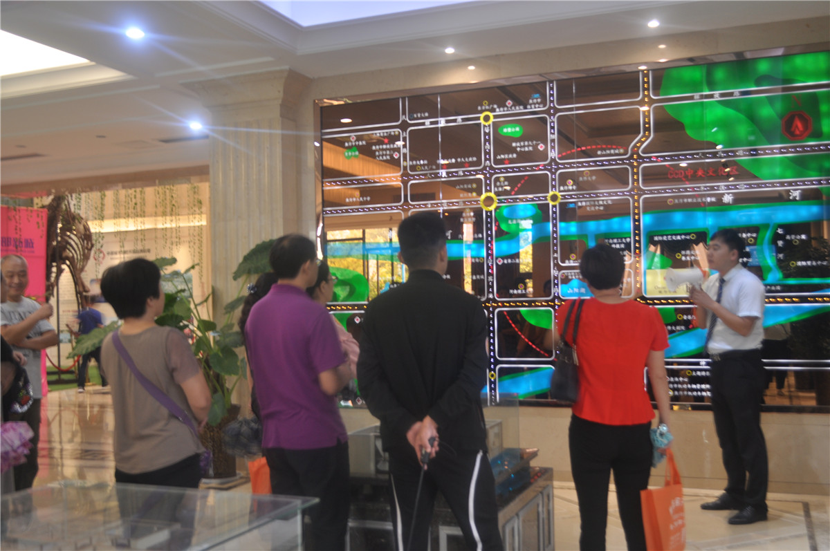 置業(yè)顧問講解區(qū)域分布圖