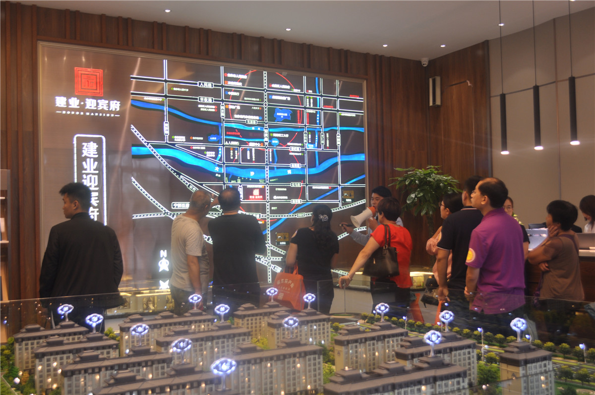 置業(yè)顧問講解區(qū)域分布圖