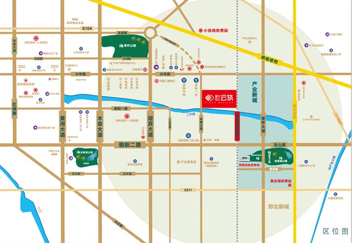 藍(lán)光征云云筑區(qū)位圖