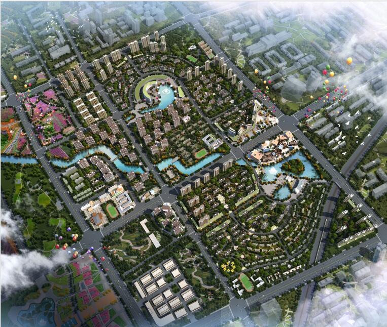 濱河景觀帶夜景鳥(niǎo)瞰 團(tuán)購(gòu)電話(huà)：0391-8768882