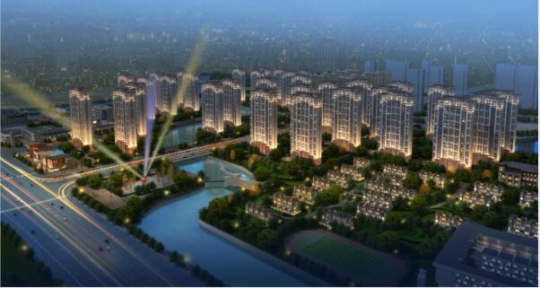 濱河景觀帶夜景鳥(niǎo)瞰：加入小虎看房團(tuán) 獨(dú)享額外優(yōu)惠 服務(wù)電話：0391-8768882