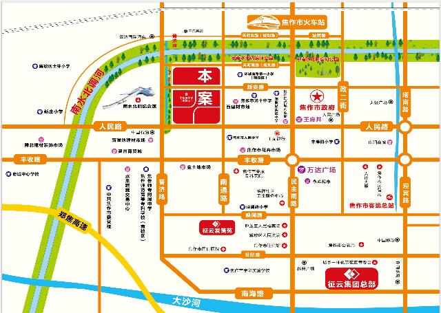 征云云筑交通圖 團(tuán)購(gòu)電話：0391-8768882