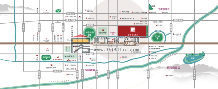 建業(yè)書香院子交通圖