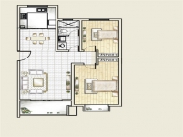 億祥東郡兩房兩廳一衛(wèi)