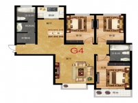 東方紅國際廣場奢華三房戶型圖