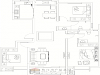 金德利公館3#東戶(hù)三室兩廳兩衛(wèi)141.32㎡