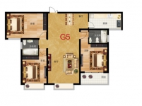 東方紅國際廣場闊朗三房戶型圖