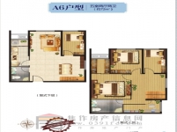 大中?！鵀I城 五室兩廳兩衛(wèi) 約72㎡