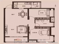 遠(yuǎn)大未來城20#F1兩室兩廳一衛(wèi)91.66-91.78㎡