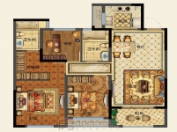 中梁·首府3室2廳2衛(wèi)108㎡