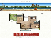 萬(wàn)隆·清水灣三室兩廳一衛(wèi)約103.32平