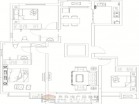 金德利公館3#西戶(hù)三室兩廳兩衛(wèi)142.28㎡