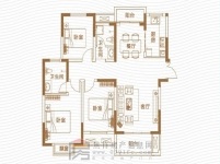 建業(yè)·公園里129㎡三室兩廳兩衛(wèi)