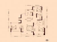金山東方花園4期 三室兩廳二衛(wèi)(約125.92m )