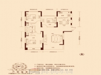 金山·東方花園 三室兩廳兩衛(wèi)（約121.35㎡）