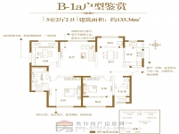 建業(yè)·壹號城邦133.34㎡戶型