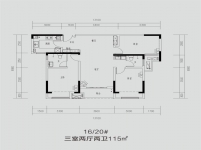 建業(yè)?春天里 16/20# 三室兩廳兩衛(wèi)115平