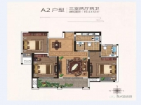 和興鑫悅府三室二廳二衛(wèi)113.63平方戶型
