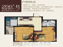 理工·帝湖灣兩室兩廳一衛(wèi)約62.8平