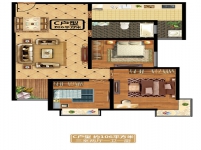 征云·悅景C戶型三室兩廳一衛(wèi)約106㎡