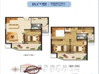 大中海·國(guó)濱城 四室兩廳兩衛(wèi) 約82.16㎡