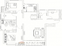 金德利公館6#西戶(hù)四室兩廳兩衛(wèi)147.66㎡