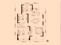 金山東方花園4期三室兩廳一衛(wèi)(約109.2m)